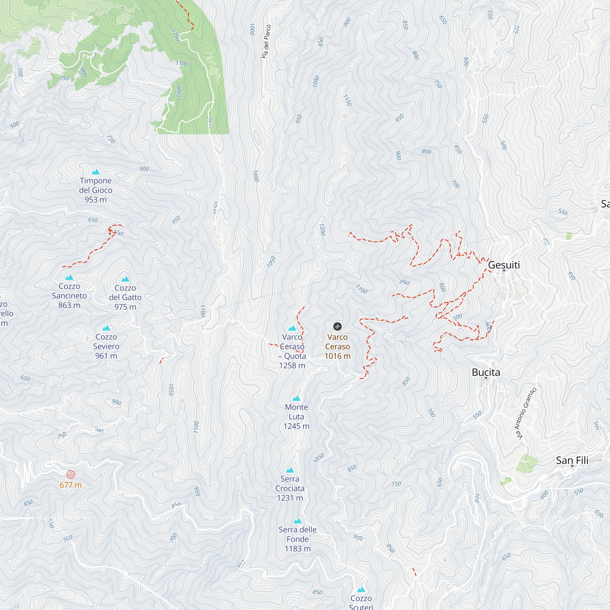 Rifugio map