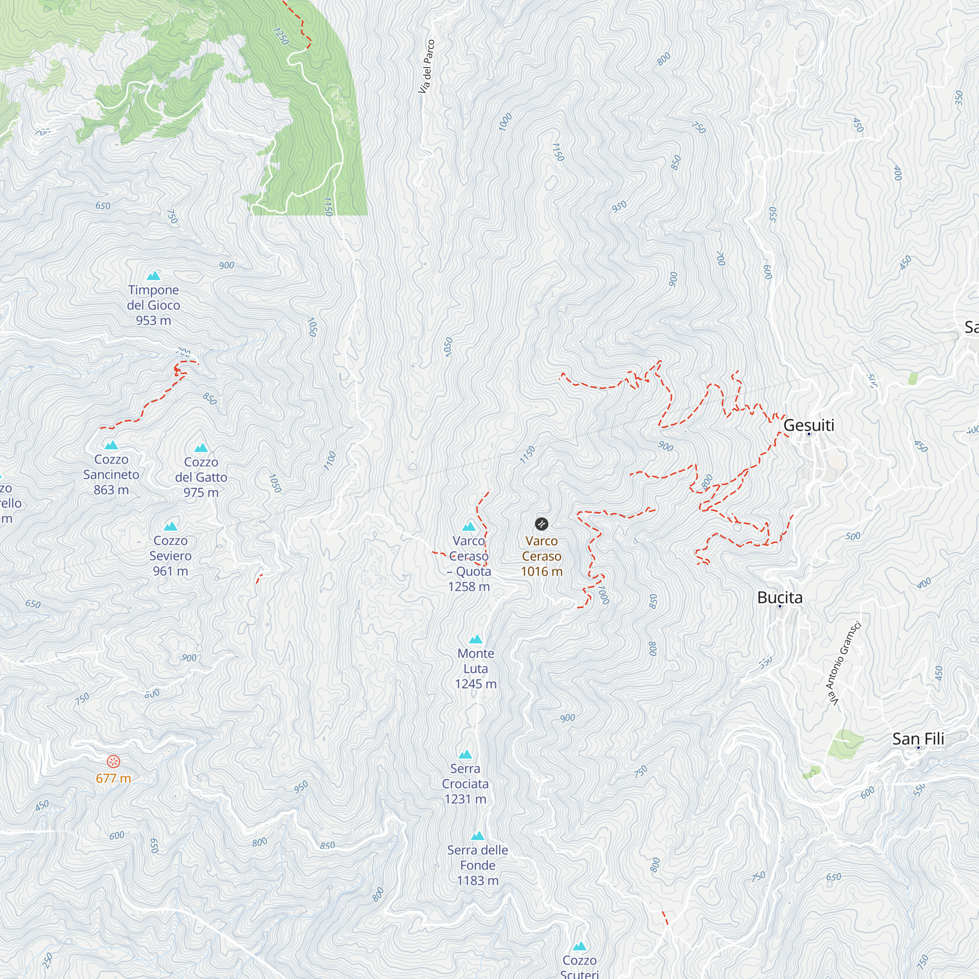 Rifugio map