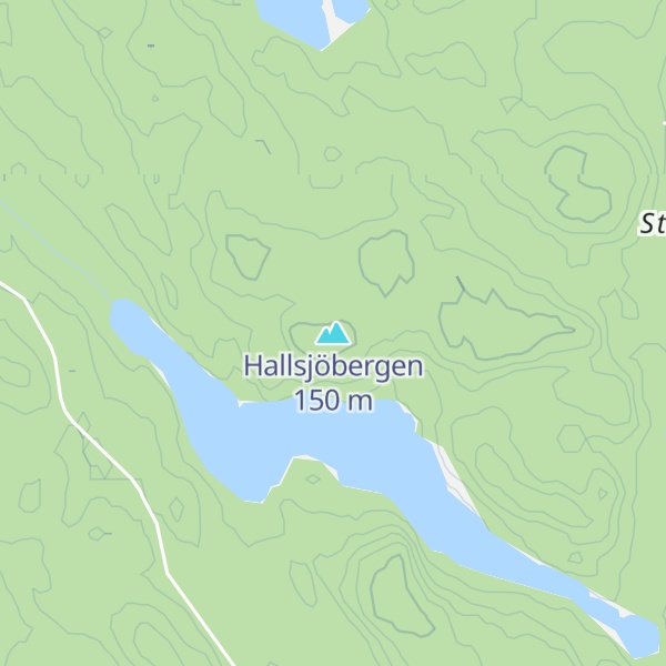 Map of Hallsjöbergen