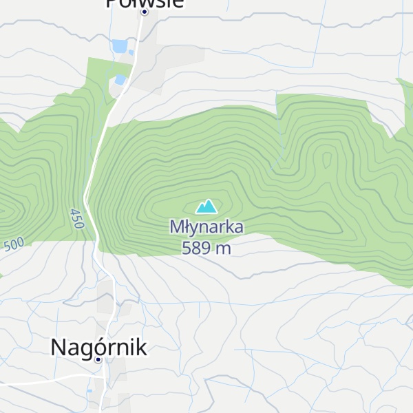 Map of Młynarka