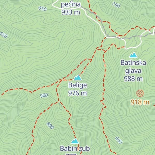 Map of Belige