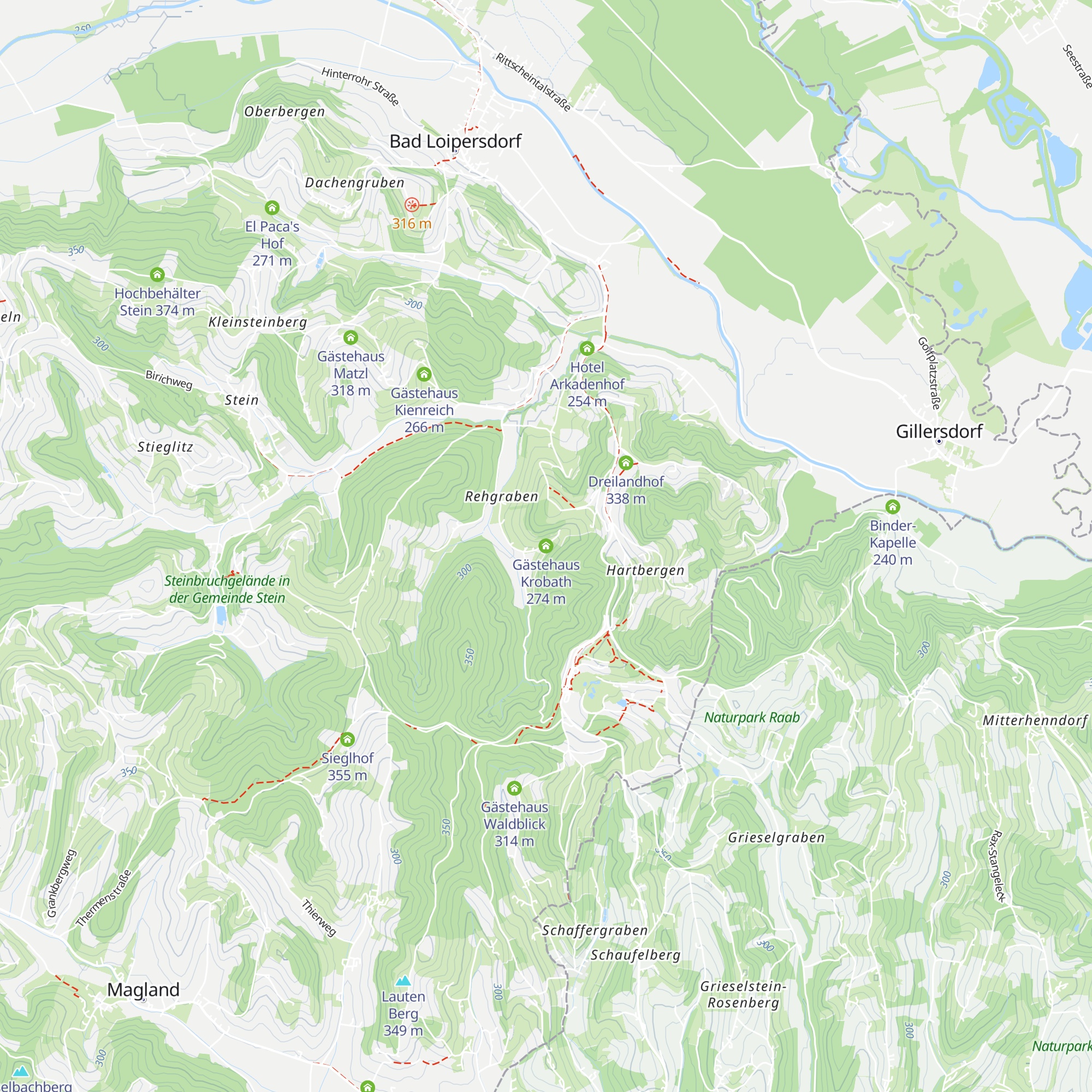 Gästehaus Krobath map