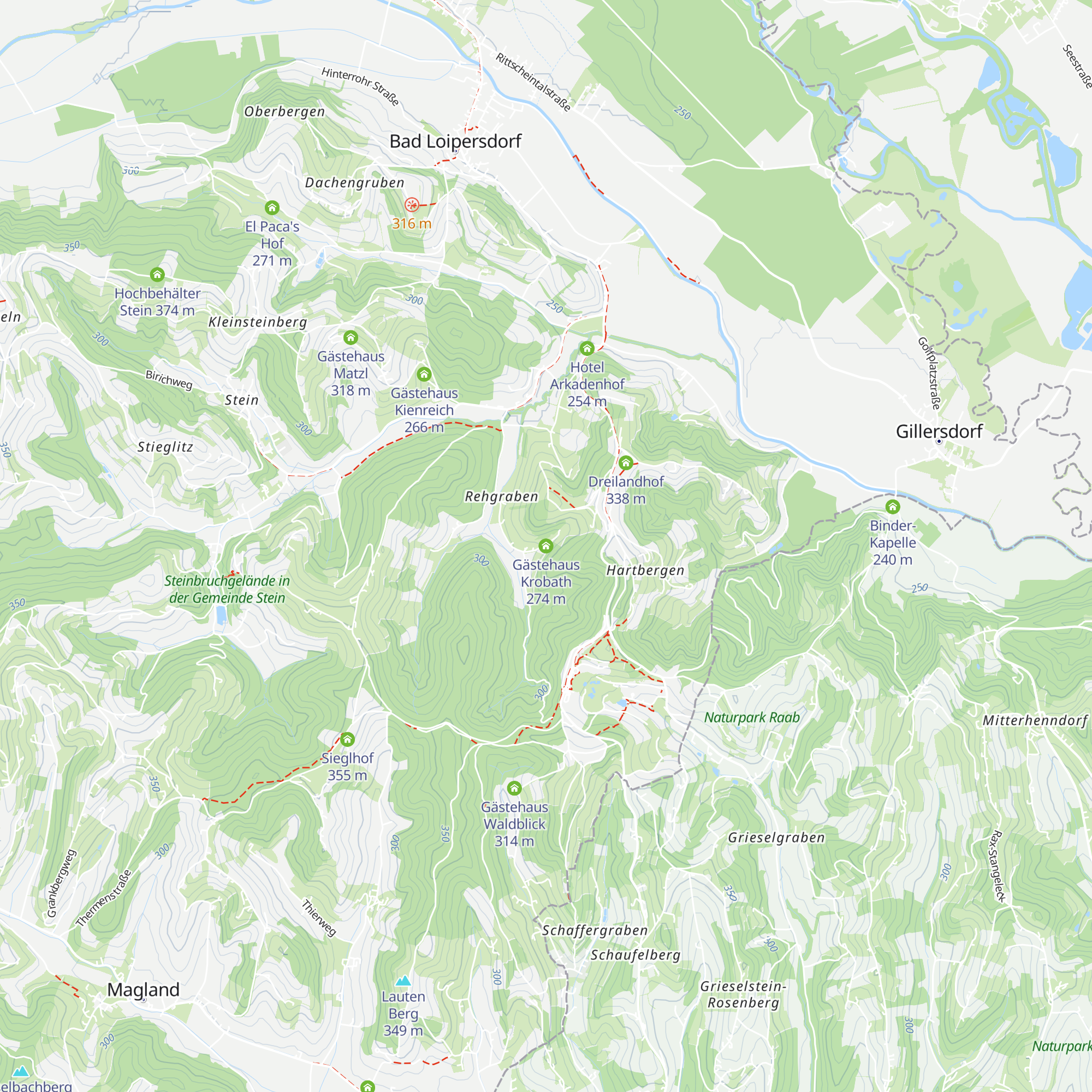 Gästehaus Krobath map