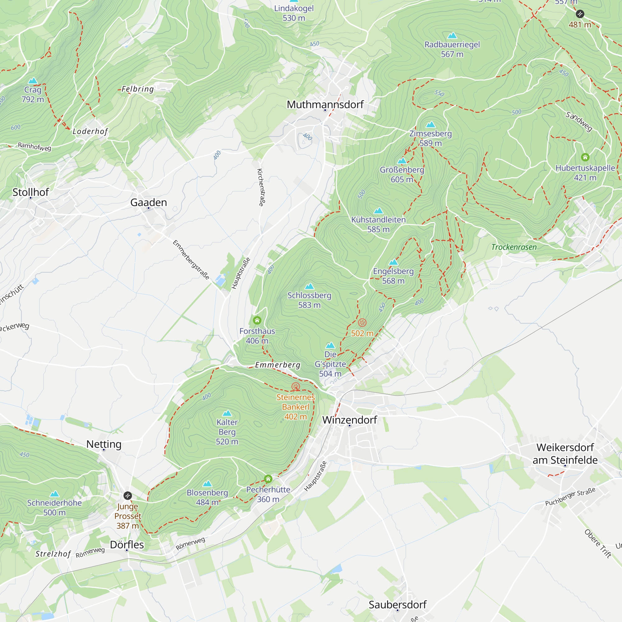 Stoa-Reserl-Hüttn map