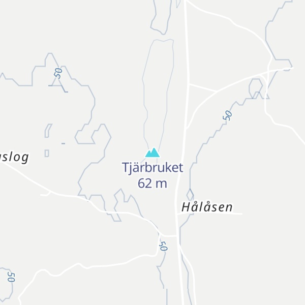 Map of Tjärbruket