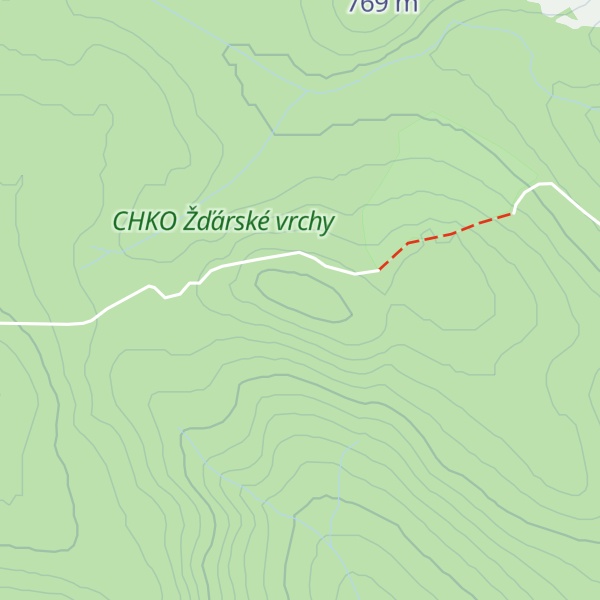 Map of Holý vrch