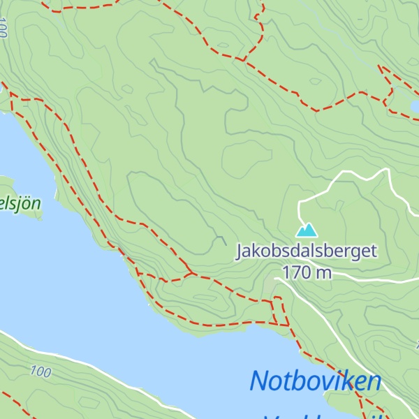 Map of Falkberget