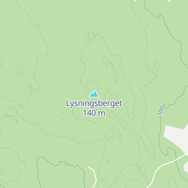 Map of Lysningsberget