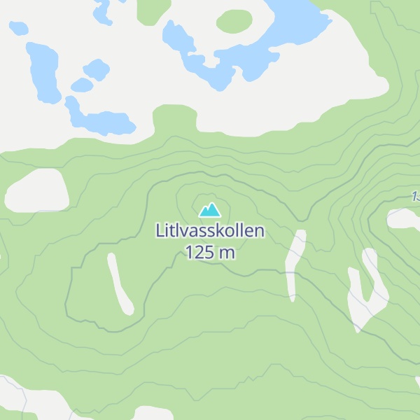 Map of Litlvasskollen