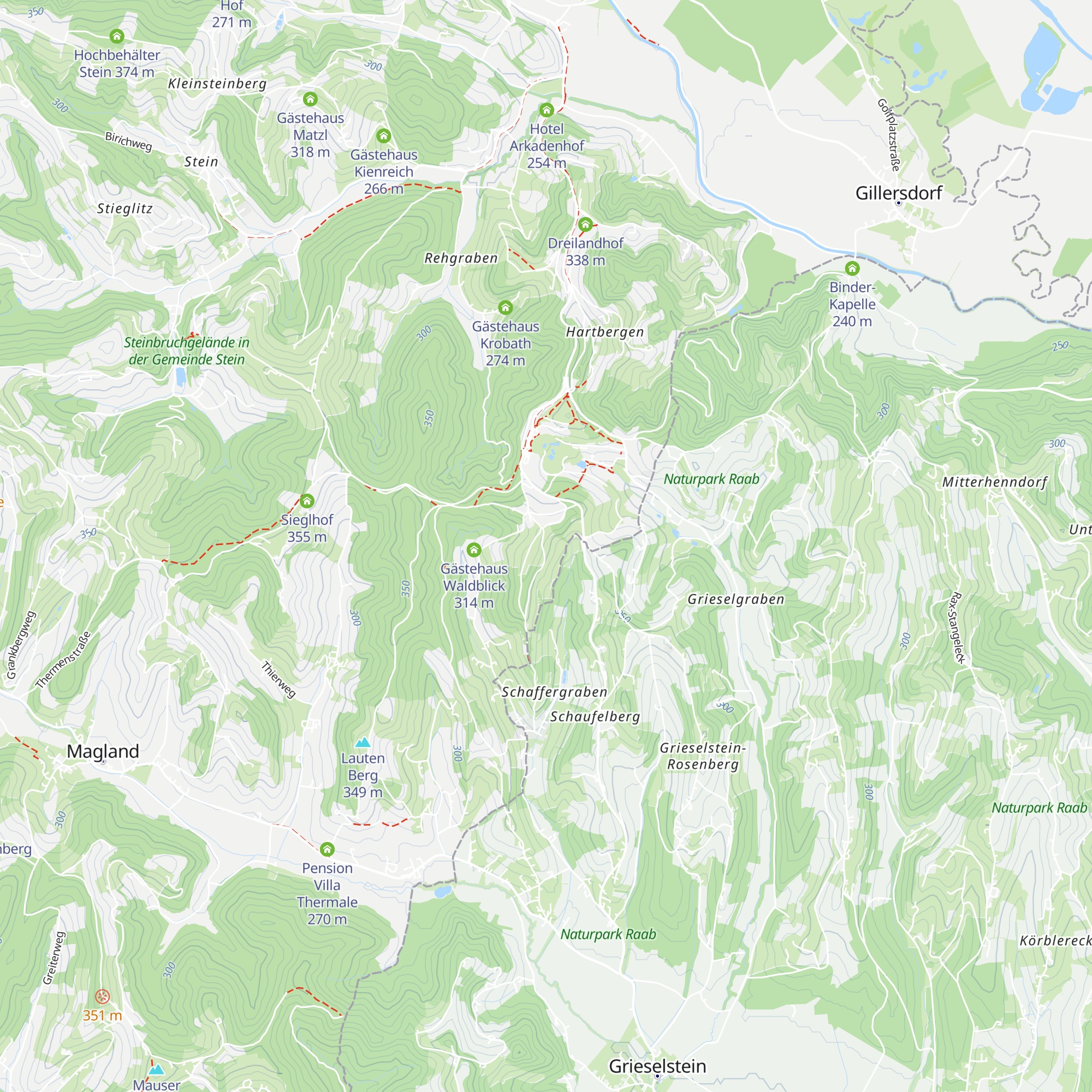 Birkenhof Loipersdorf map