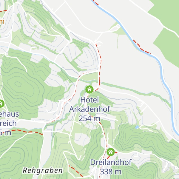 Map of Hotel Arkadenhof