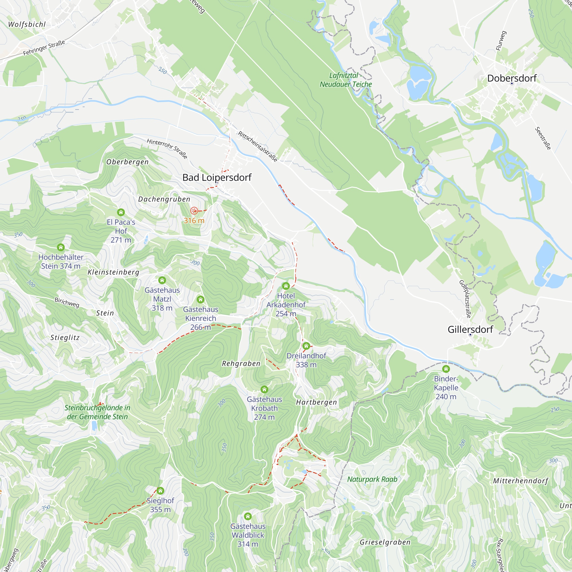 Hotel Arkadenhof map