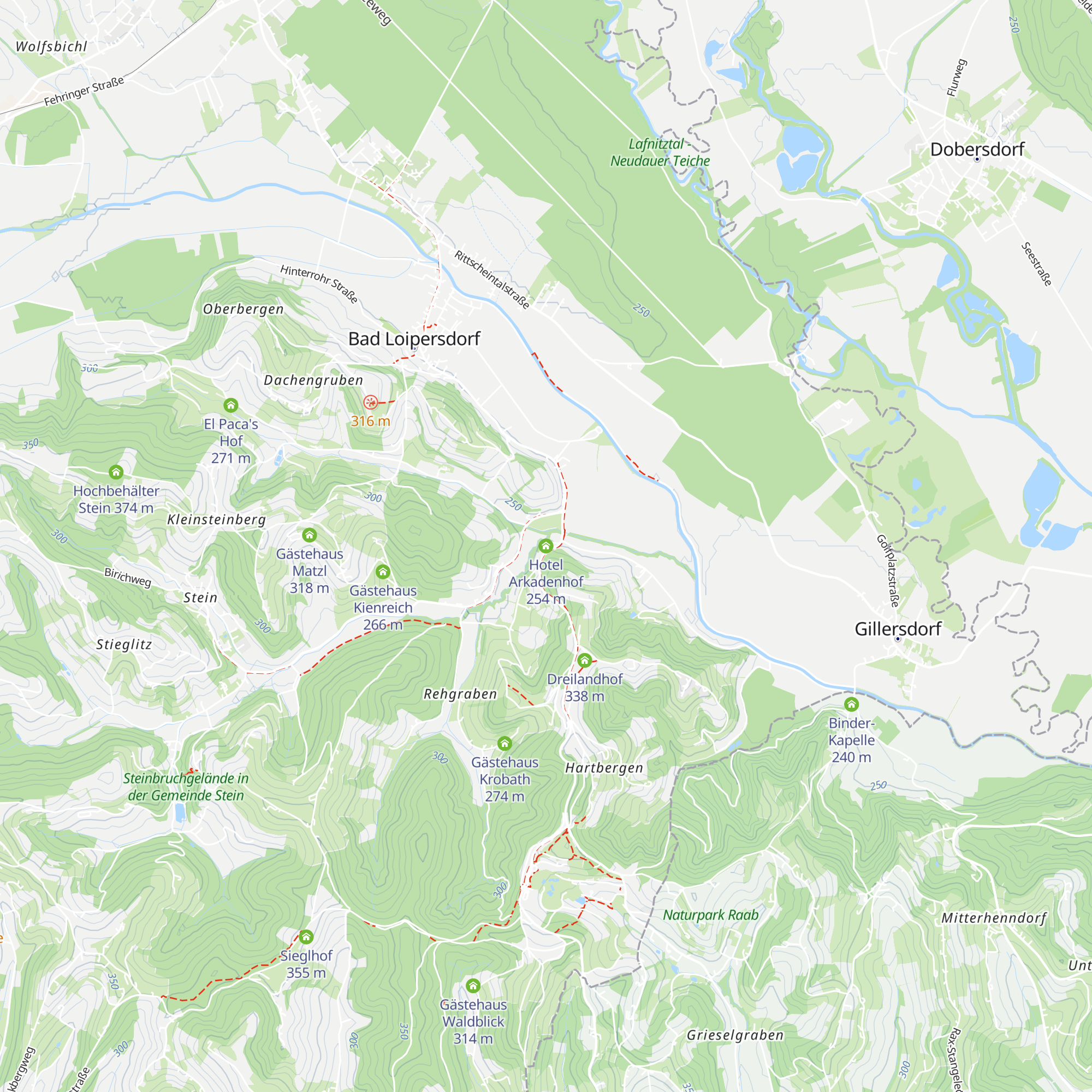 Hotel Arkadenhof map