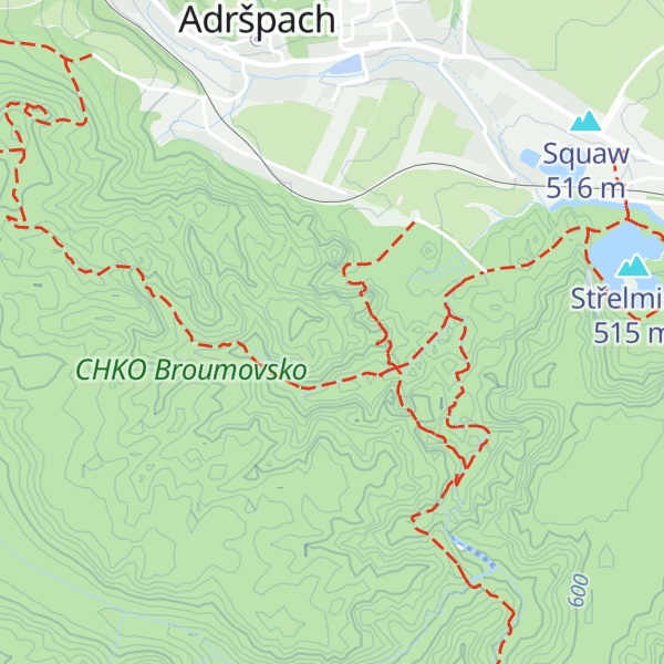 Map of Rozcestník