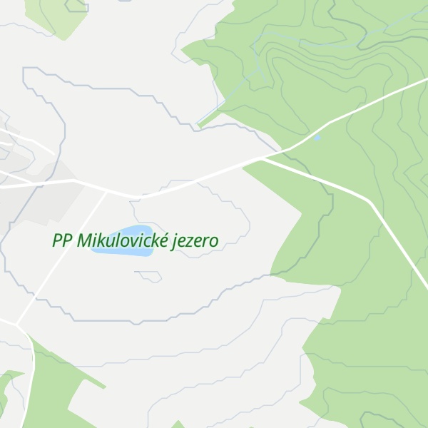 Map of Horní Jezera [Mikulovice]