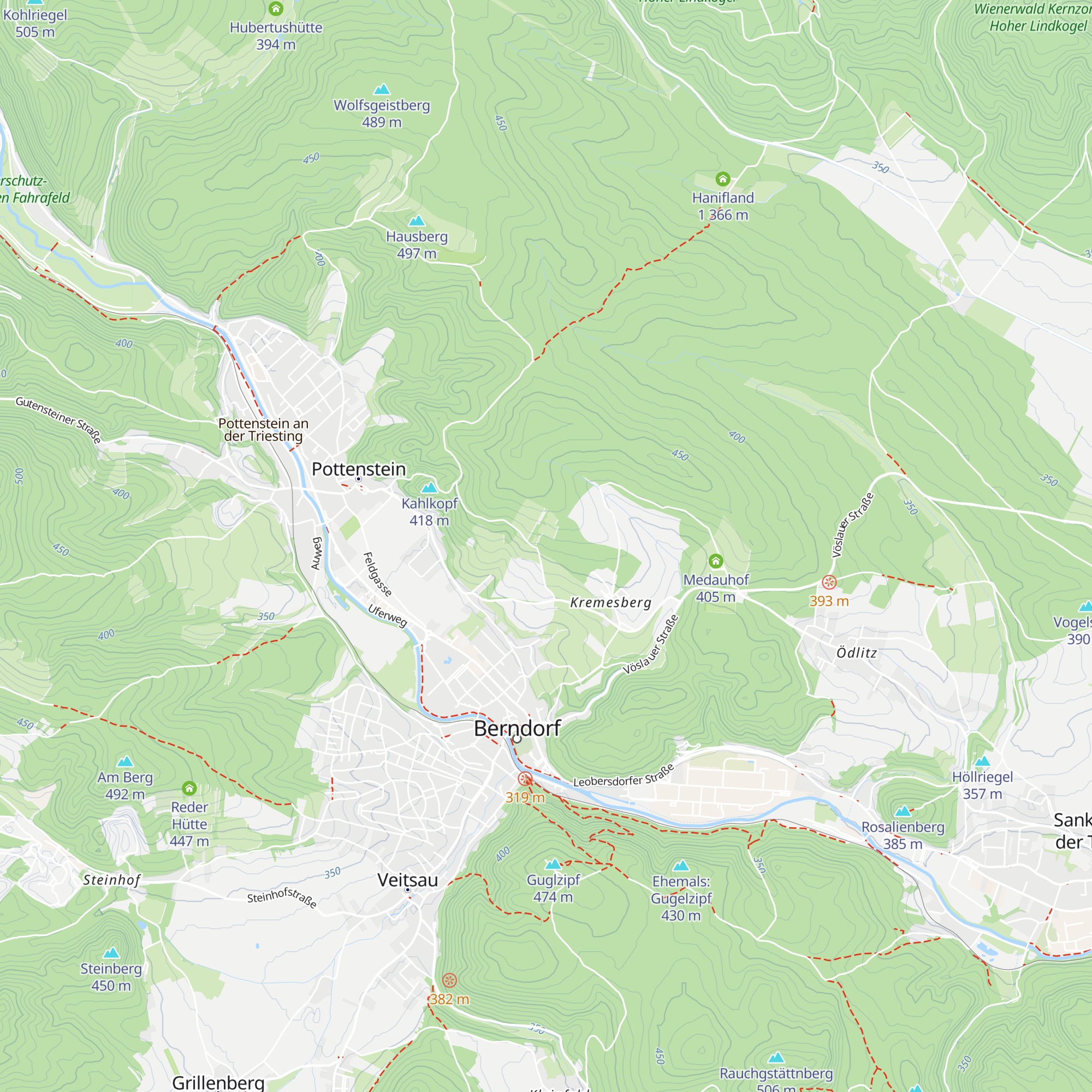 Herminenhof map