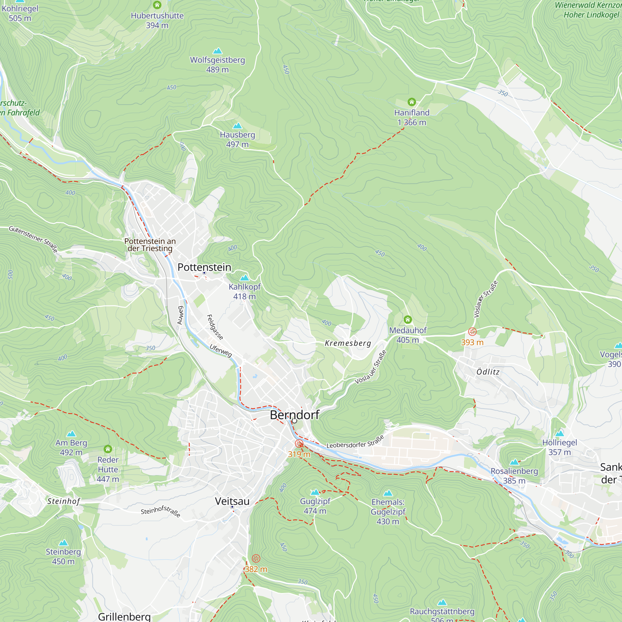 Herminenhof map