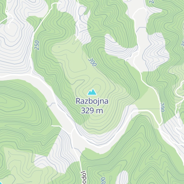 Map of Razbojna