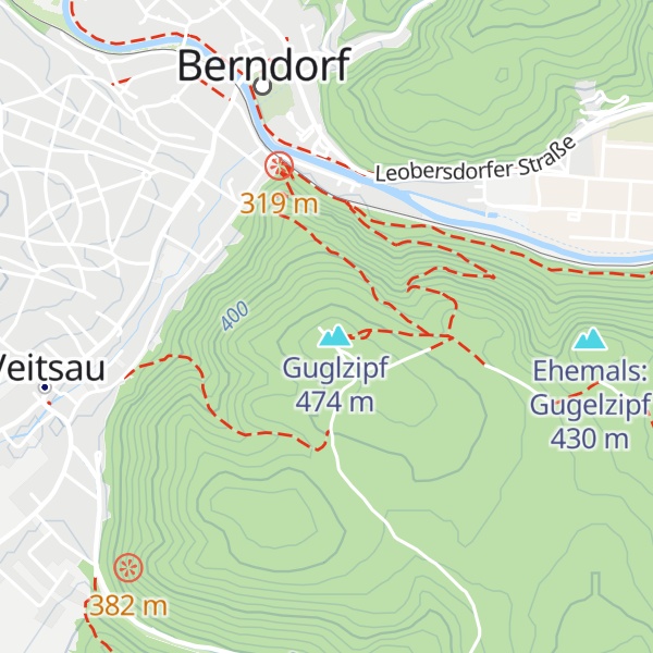 Map of Waldhütte Guglzipf