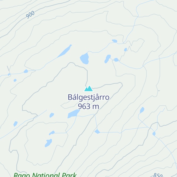 Map of Bálgestjårro