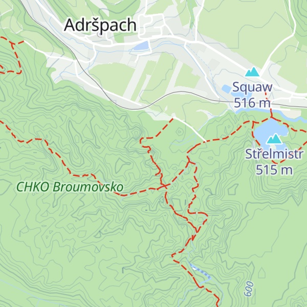 Map of Starostová