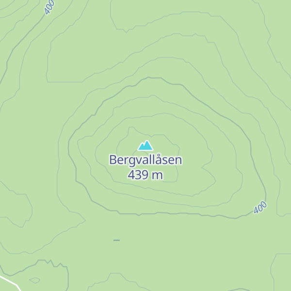 Map of Bergvallåsen