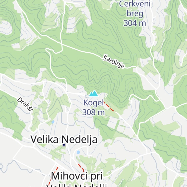 Map of Kogel
