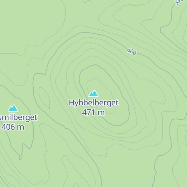 Map of Hybbelberget