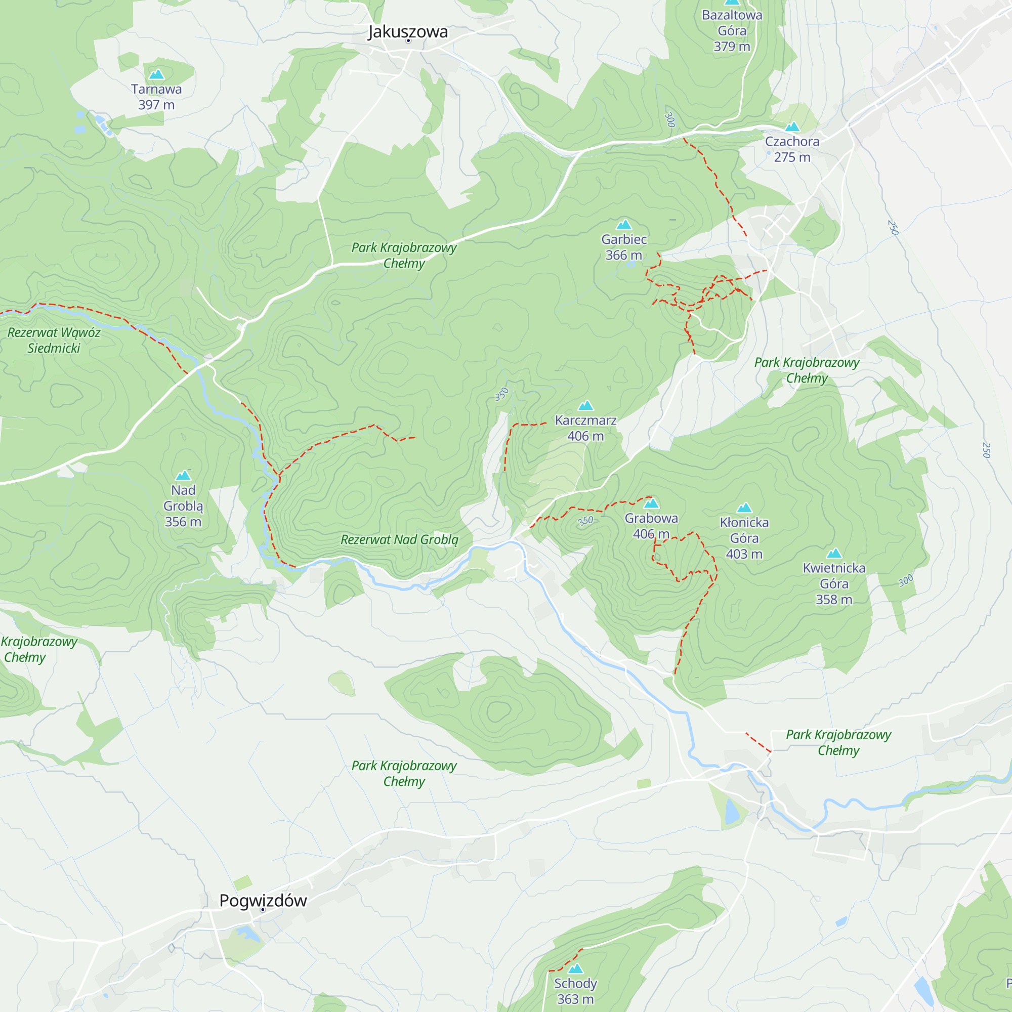 Chatka Poganka map
