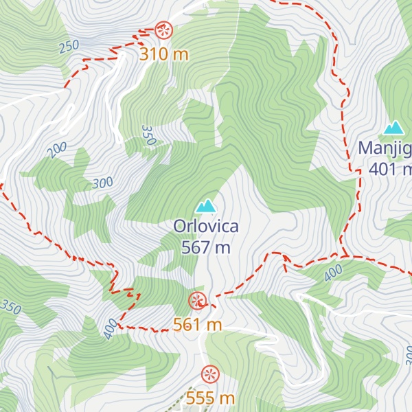 Map of Orlovica