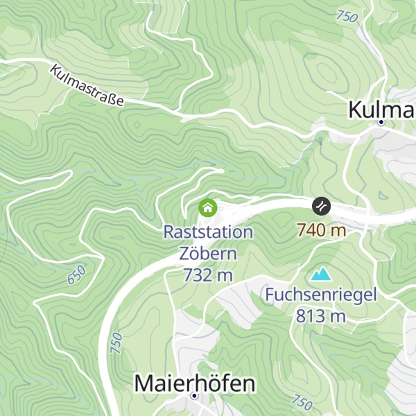 Map of Raststation Zöbern