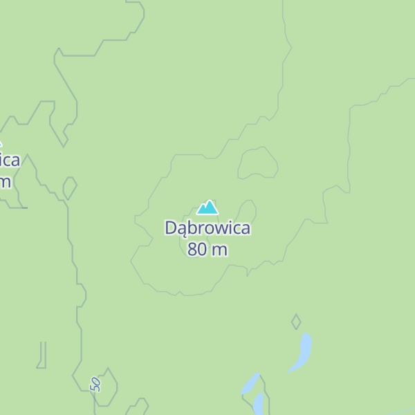 Map of Dąbrowica