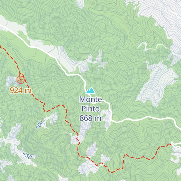 Map of Monte Pinto