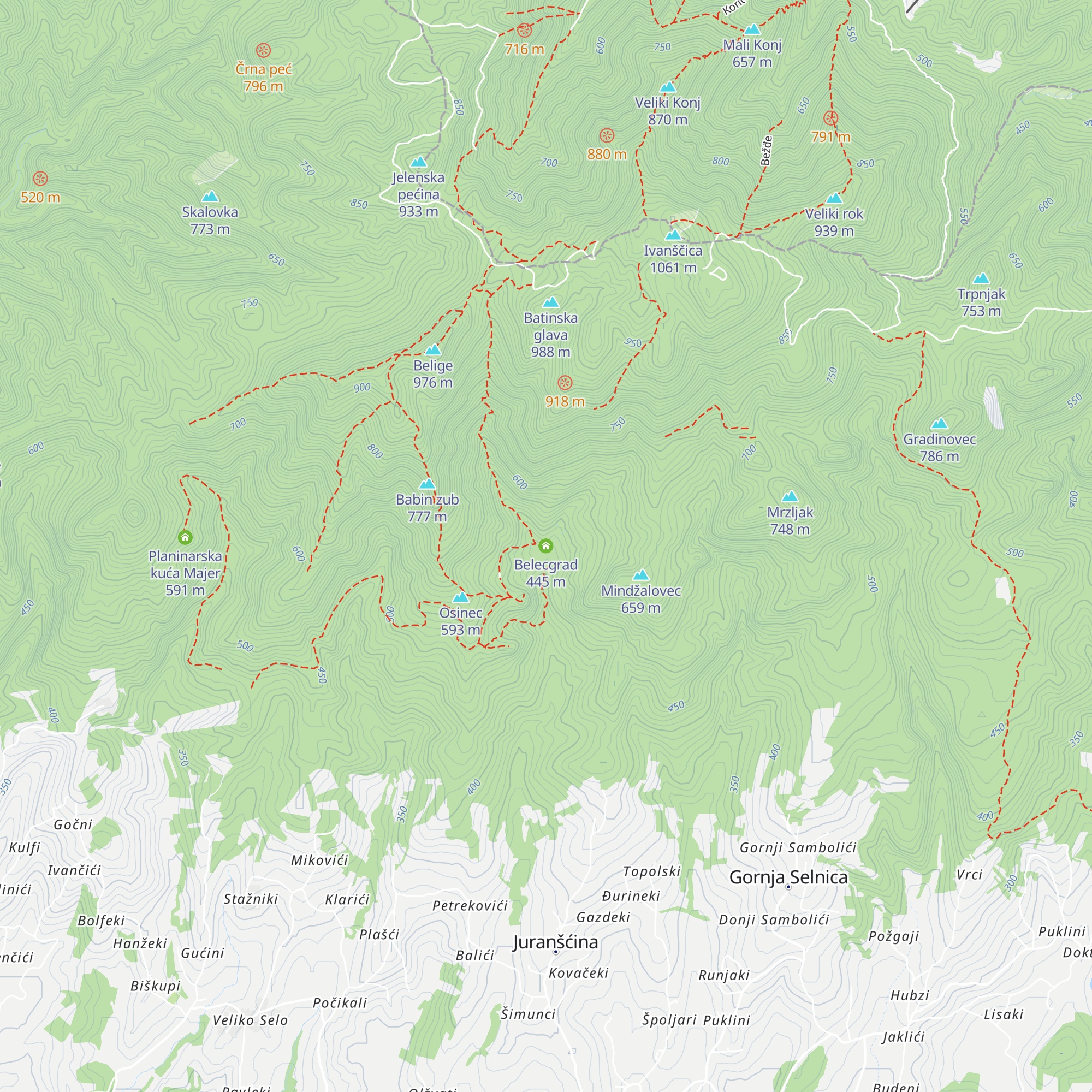 Belecgrad map