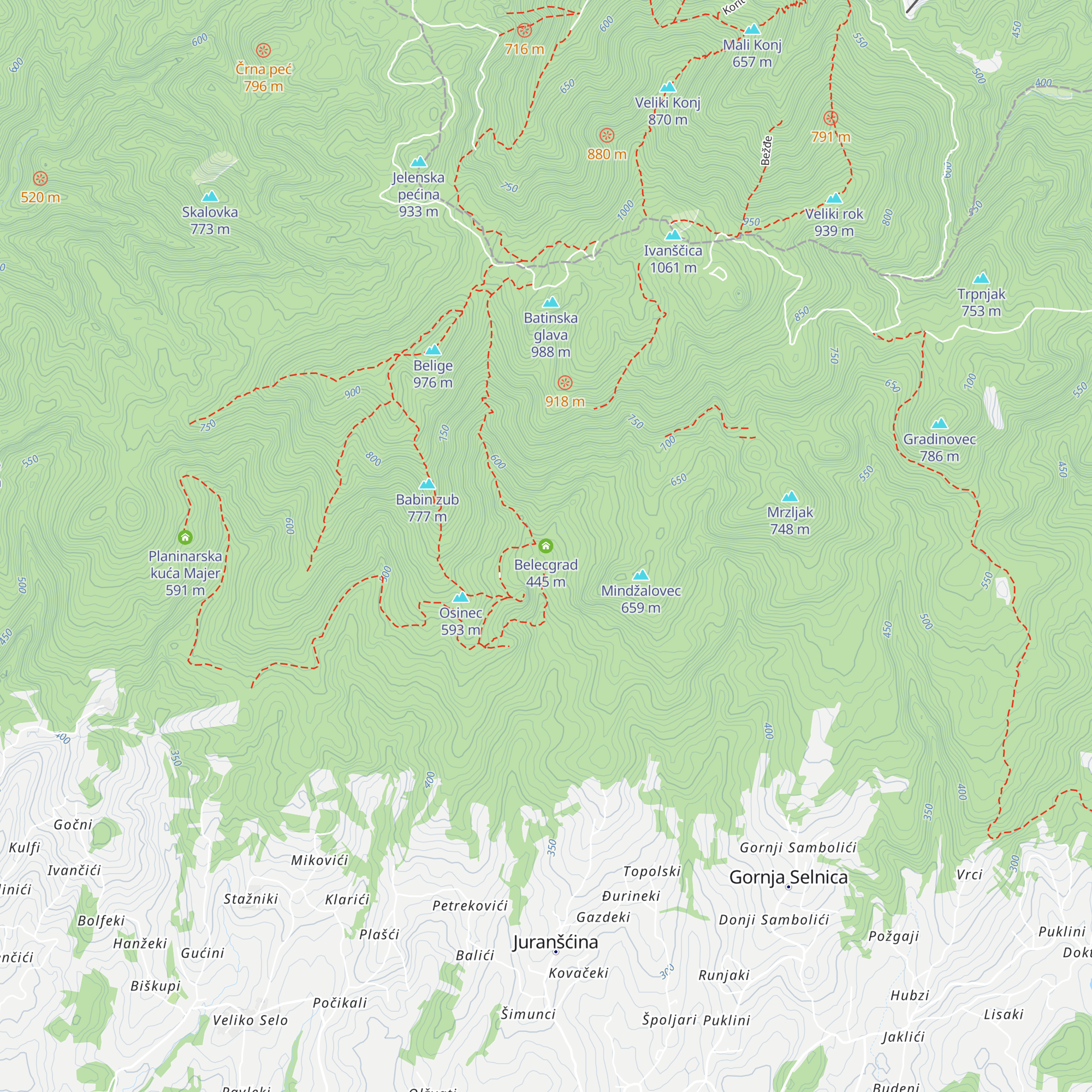 Belecgrad map