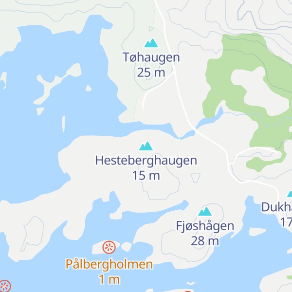 Map of Hesteberghaugen