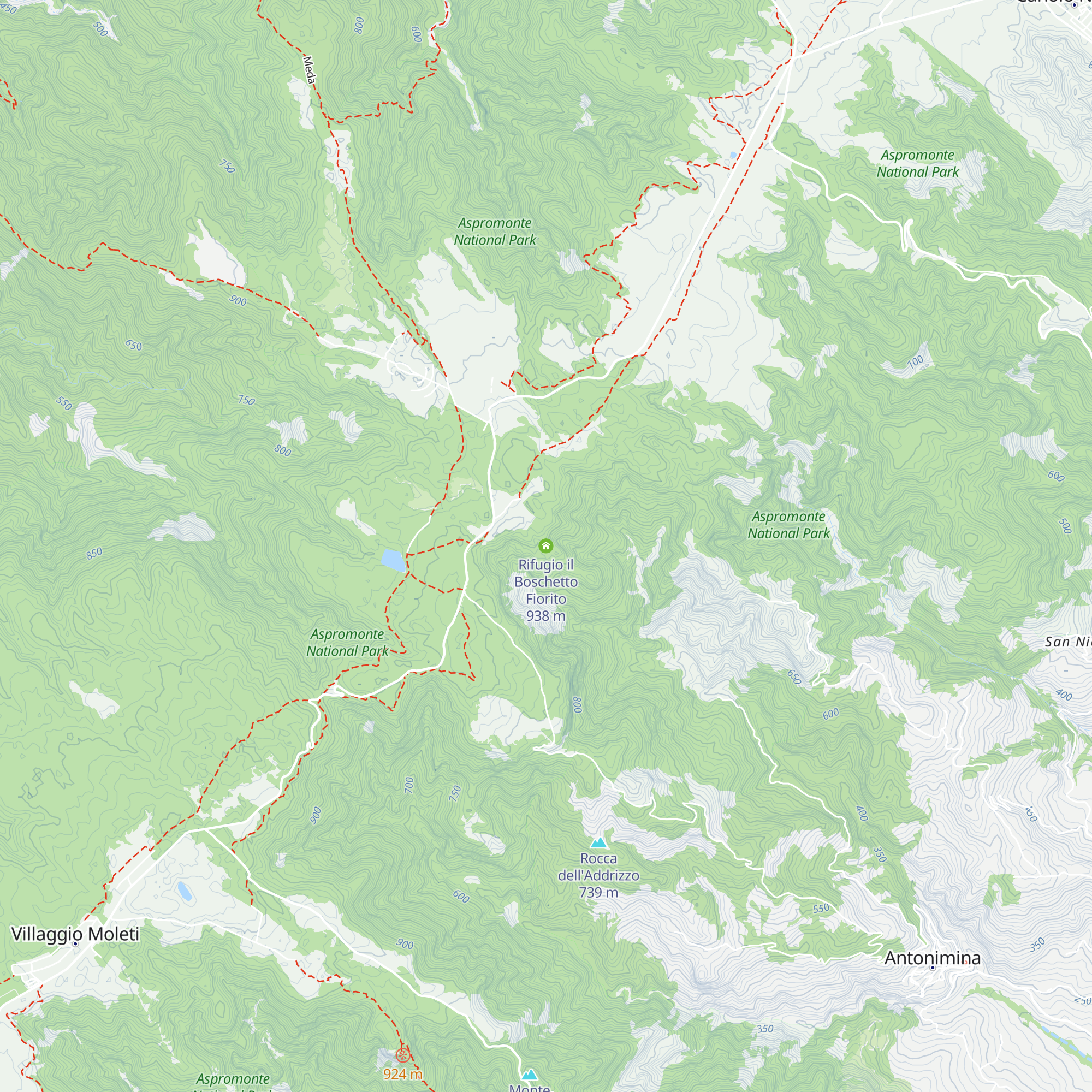 Rifugio il Boschetto Fiorito map
