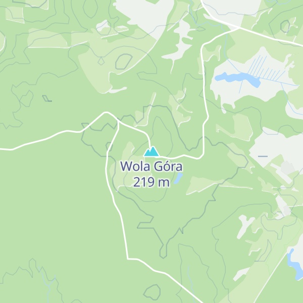 Map of Wola Góra