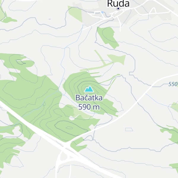Map of Bačatka