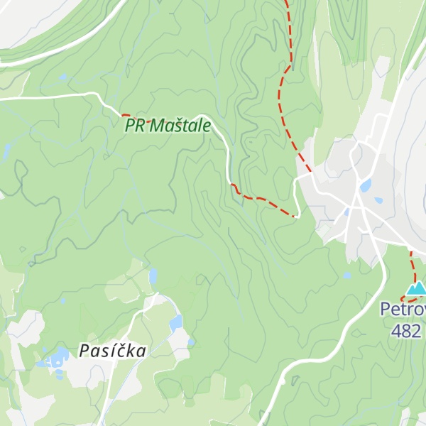 Map of Na Kozinci