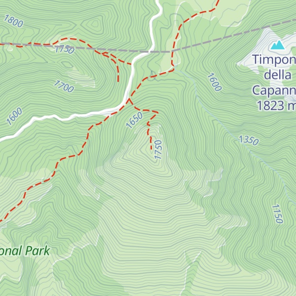 Map of Timpone di Viggianello