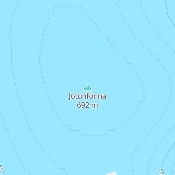 Map of Jotunfonna