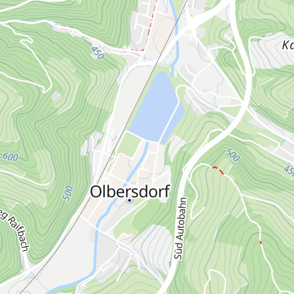 Map of F/List Betriebskantine "Franz"