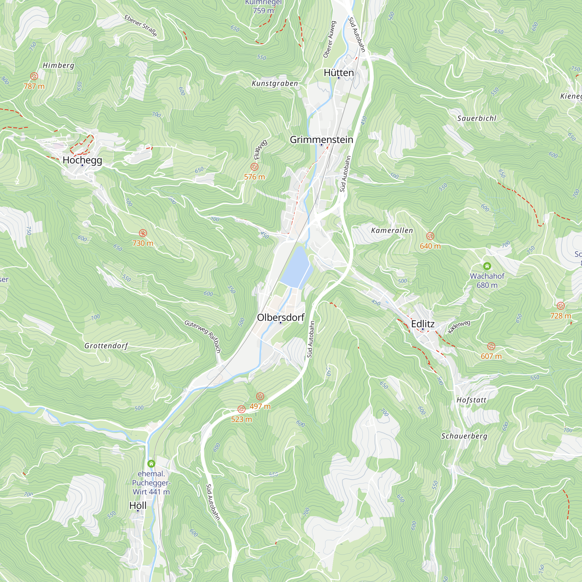 F/List Betriebskantine "Franz" map