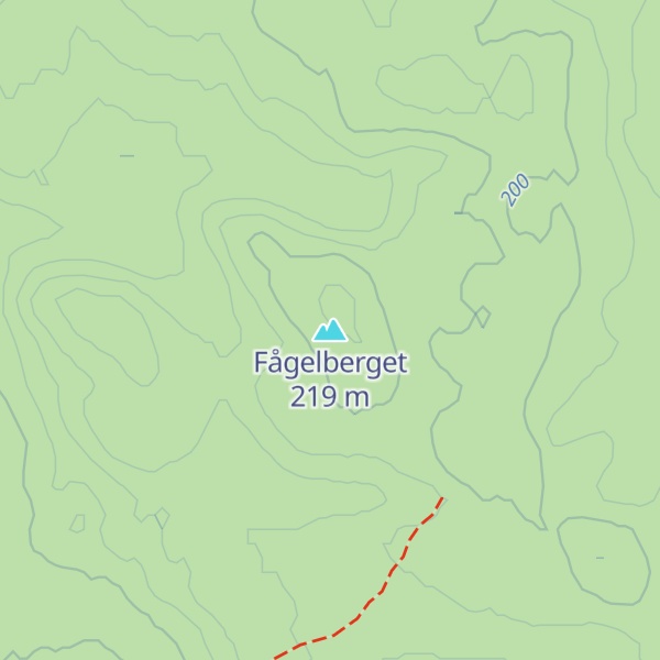 Map of Fågelberget