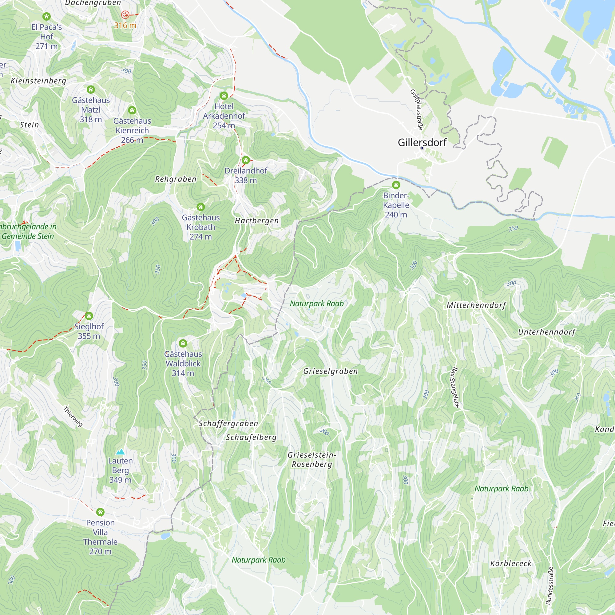 Das Römerstein map