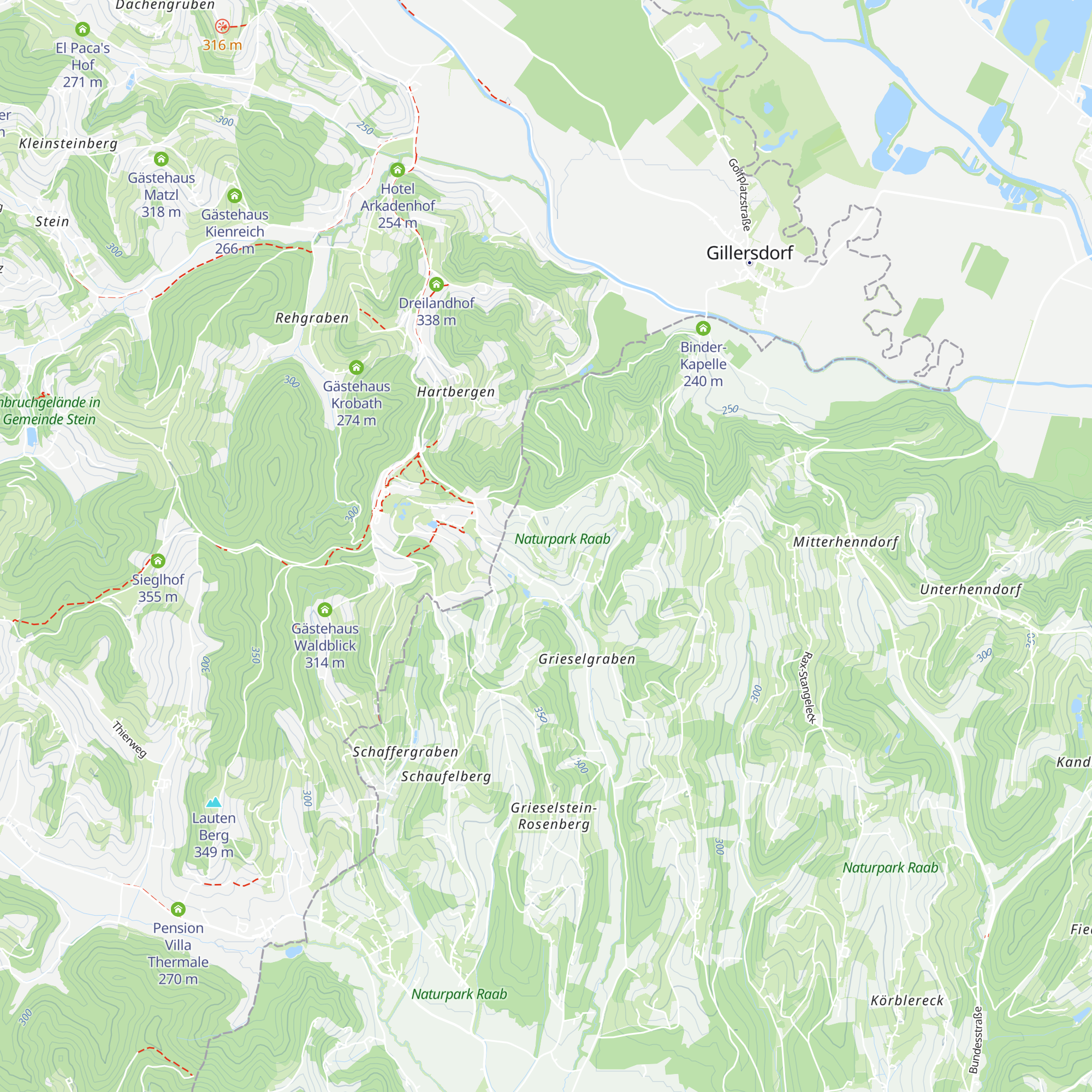 Das Römerstein map