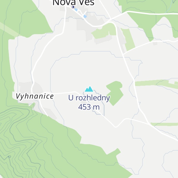 Map of U rozhledny
