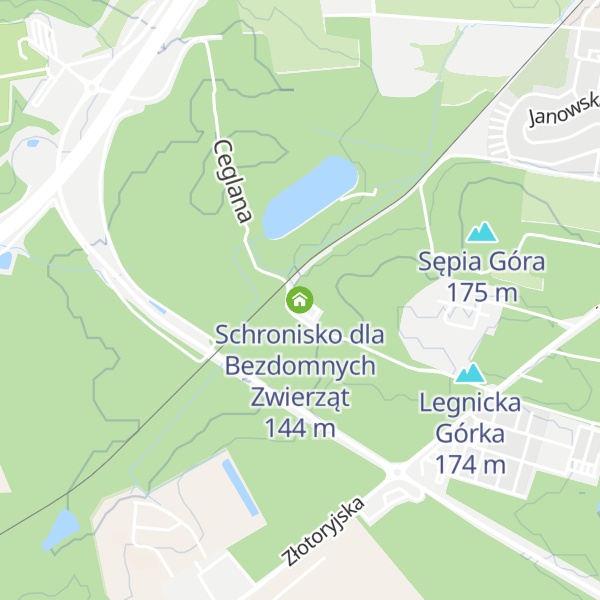Map of Schronisko dla Bezdomnych Zwierząt