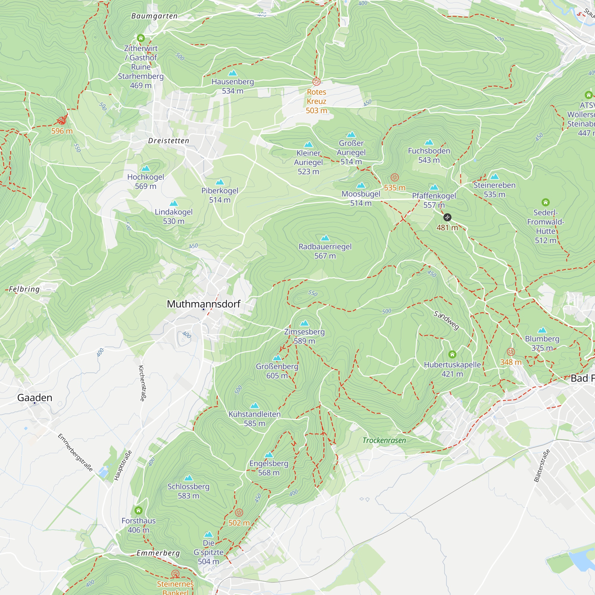 Burgstallhütte map